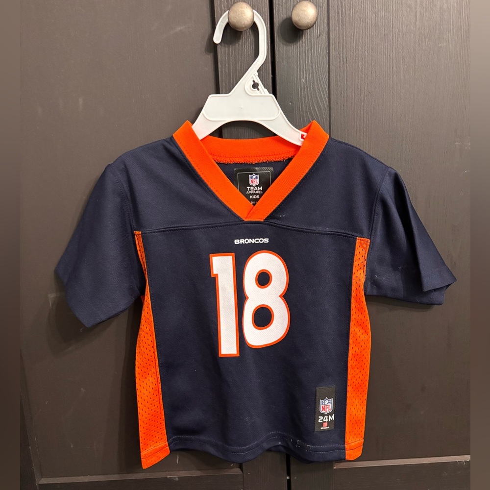 NFL Kids Navy and Orange Broncos Jersey